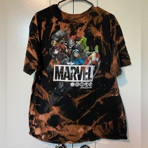 Marvel Reverse Tie-Dye Oversized Shirt